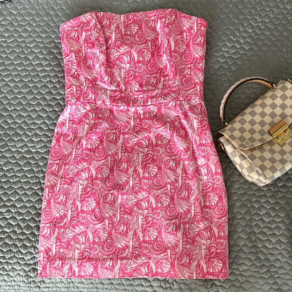 Vineyard Vines Strapless Dress 4 Petite Length - Picture 2 of 3